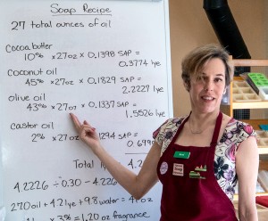 Kerri Mixon teaching a private lesson class.