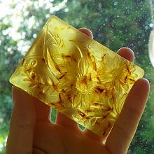 Clear Soap from Silicone Figurine Molds